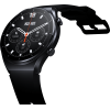 Xiaomi Mi Watch S1 46mm Sapphire with Leather and Silicone Strap, Wi-Fi, NFC, Black - išmanusis laikrodis pigiai