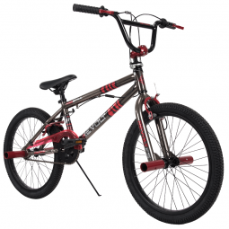 Huffy Revolt 20" BMX Bike - vaikiškas dviratis, pilka / raudona kaina