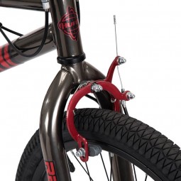 Huffy Revolt 20" BMX Bike - vaikiškas dviratis, pilka / raudona garantija
