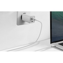 Baseus GaN2 Lite 65W Quick Charger, USB-C, USB-A, White - buitinis įkroviklis epirkimas.lt