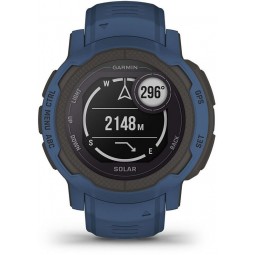 Garmin Instinct 2 Solar 45mm Tidal Blue, Silicone, GPS išmanusis laikrodis išsimokėtinai