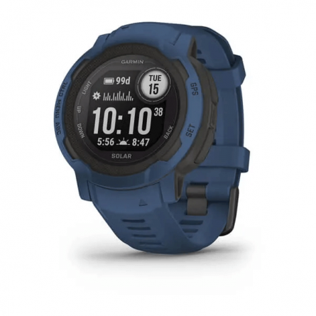 Garmin Instinct 2 Solar 45mm Tidal Blue, Silicone, GPS išmanusis laikrodis kaina