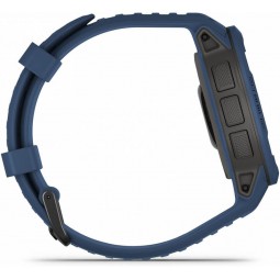 Garmin Instinct 2 Solar 45mm Tidal Blue, Silicone, GPS išmanusis laikrodis pigiai