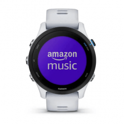 Garmin Forerunner 255 Music 46mm, Whitestone, Silicone, GPS - išmanusis laikrodis lizingu