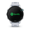 Garmin Forerunner 255S Music 41mm, Whitestone, Silicone, GPS - išmanusis laikrodis išsimokėtinai