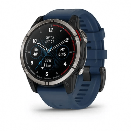 Garmin quatix 7 Sapphire 47mm, Silicone, Wi-Fi, GPS - išmanusis laikrodis kaina