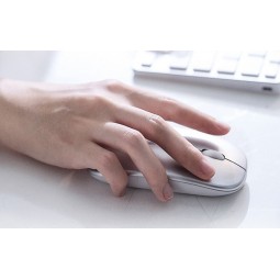 Inphic M2B Bluetooth Mouse, 1600 DPI, Slim, Silent, Silver - belaidė pelė internetu