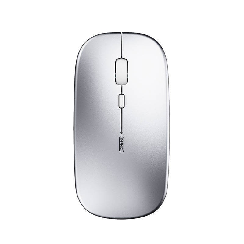 Inphic M2B Bluetooth Mouse, 1600 DPI, Slim, Silent, Silver - belaidė pelė kaina Inphic M2B Bluetooth Mouse, 1600 DPI, Slim, Silent, Silver - belaidė pelė kaina