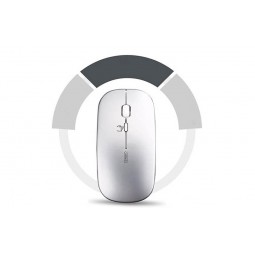Inphic M2B Bluetooth Mouse, 1600 DPI, Slim, Silent, Silver - belaidė pelė išsimokėtinai
