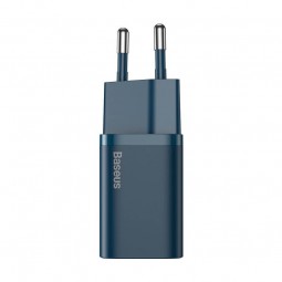Baseus Super Si Quick Charger 1C 20W USB-C - buitinis įkroviklis, mėlynas pigiau