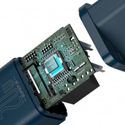 Baseus Super Si Quick Charger 1C 20W USB-C - buitinis įkroviklis, mėlynas lizingu