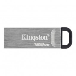 Kingston DataTraveler Kyson 128GB USB3.2 200MB/s, Metal, Silver - USB atmintinė kaina