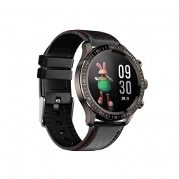 Colmi SKY 5 PLUS 45mm Smart Watch, Leather Strap, Black - išmanusis laikrodis internetu