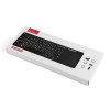 Modecom TPK2 Voyager Wireless Keyboard With Back Light And Pad, Black - belaidė klaviatūra su integruota pele, juoda pigiai