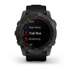 Garmin fenix 7X Sapphire Solar 51mm, Carbon Gray / Black, Silicone, Wi-Fi, GPS išmanusis laikrodis pigiai