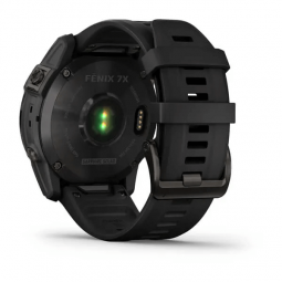 Garmin fenix 7X Sapphire Solar 51mm, Carbon Gray / Black, Silicone, Wi-Fi, GPS išmanusis laikrodis greitai