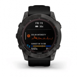 Garmin fenix 7X Sapphire Solar 51mm, Carbon Gray / Black, Silicone, Wi-Fi, GPS išmanusis laikrodis atsiliepimai