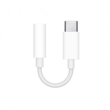 Apple USB-C to 3.5mm Headphone Jack Adapter, MU7E2ZM/A, White - audio adapteris kaina