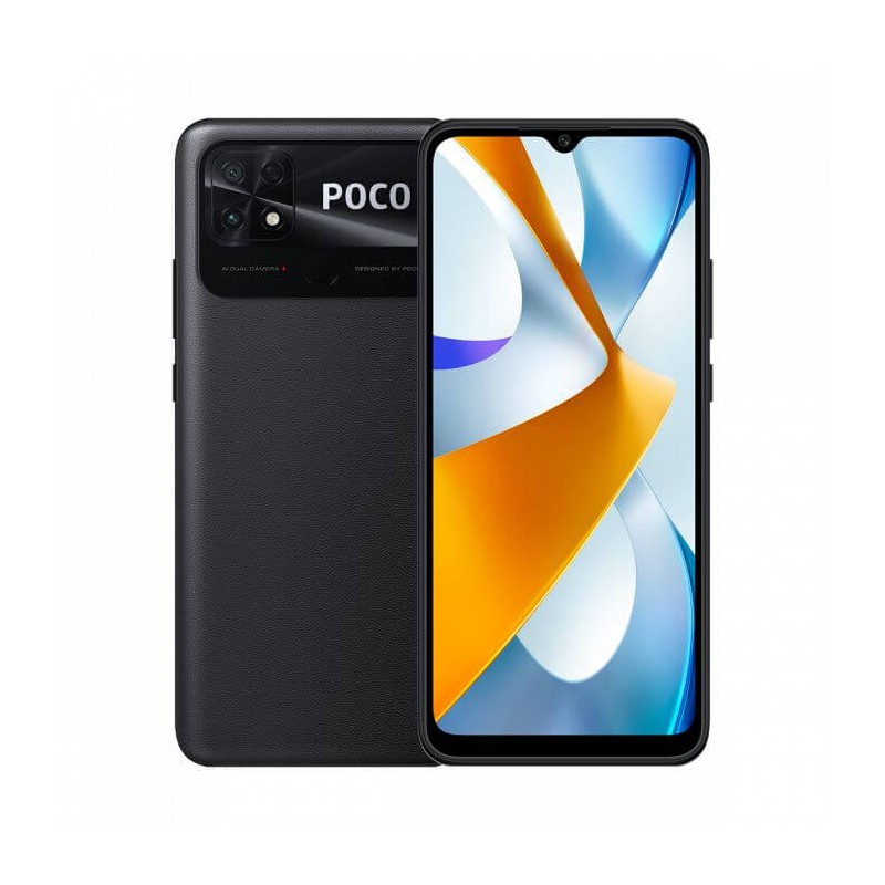 Xiaomi POCO C40 3/32GB DS Power Black išmanusis telefonas kaina