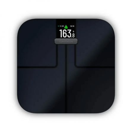 Garmin Index S2 Smart Scale, Black - išmaniosios svarstyklės kaina