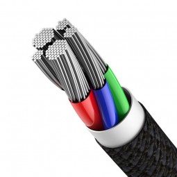 Baseus High Density Braided Type-C to Lightning 20W 1m greito įkrovimo kabelis, juodas kaune