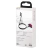 Baseus High Density Braided Type-C to Lightning 20W 1m greito įkrovimo kabelis, juodas garantija