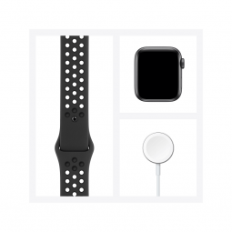 Apple Watch Nike SE GPS + Cellular, 44mm Space Gray Aluminium Case with Anthracite/Black Nike Sport Band pigiai