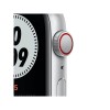 Apple Watch Nike SE GPS + Cellular, 44mm Silver Aluminium Case with Pure Platinum/Black Nike Sport Band pigiau