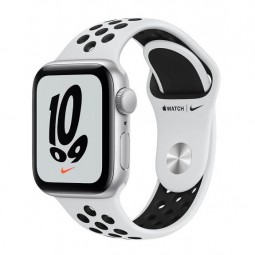 Apple Watch Nike SE GPS, 40mm Silver Aluminium Case with...