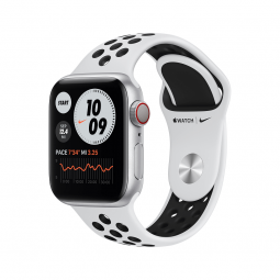 Apple Watch Nike Series 6 GPS + Cellular, 40mm Silver...
