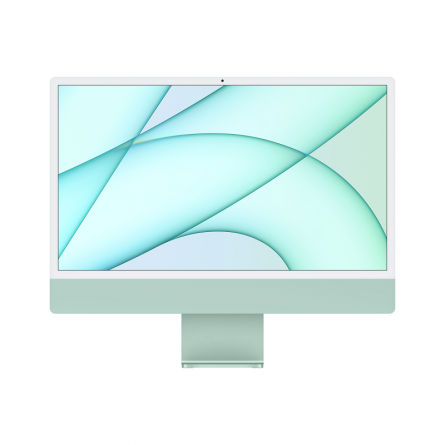 Apple iMac 24" Retina 4.5K Apple M1 8C CPU, 8C GPU/8GB/512GB SSD/Green/INT kaina
