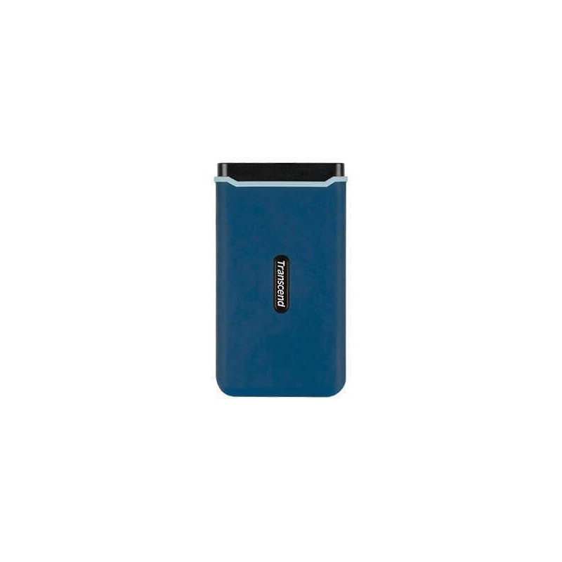 Transcend Portable 500GB, SSD, USB 3.1, Navy Blue - išorinis kietasis diskas kaina