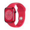 Apple Watch Series 8 GPS, 41mm (PRODUCT) RED Aluminium Case with (PRODUCT) RED Sport Band - Regular kaina
