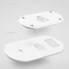 Baseus Wireless Charger Smart 3in1 - belaidis įkroviklis, baltas išsimokėtinai
