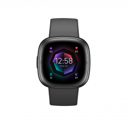 Fitbit Sense 2 Watch 41mm, NFC, GPS, Shadow Grey / Graphite Aluminium - išmanusis laikrodis internetu