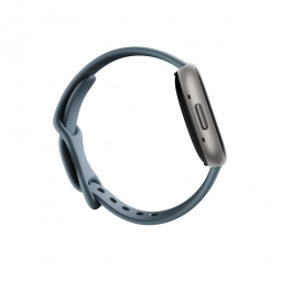 Fitbit Versa 4 Watch 41mm, NFC, GPS, Waterfall Blue / Platinum Aluminium - išmanusis laikrodis pigiau