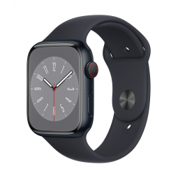 Apple Watch Series 8 GPS + Cellular, 45mm Midnight...