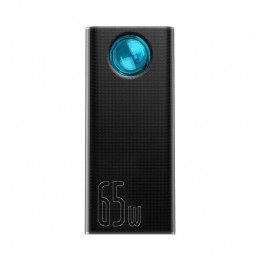 Baseus Amblight 30000mAh 65W PD3.0 QC3.0, Black - greito įkrovimo išorinė baterija kaina