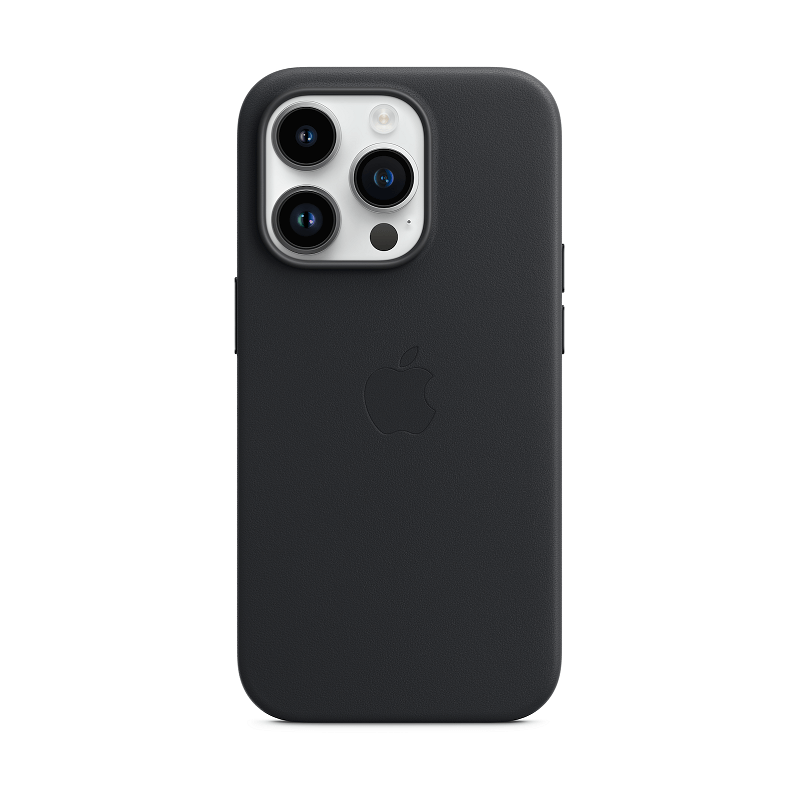 Apple iPhone 14 Pro Leather Case with MagSafe - Midnight kaina