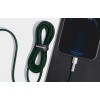 Baseus Cafule Metal USB to Lightning 2.4A Data Cable, Green - kabelis kaune