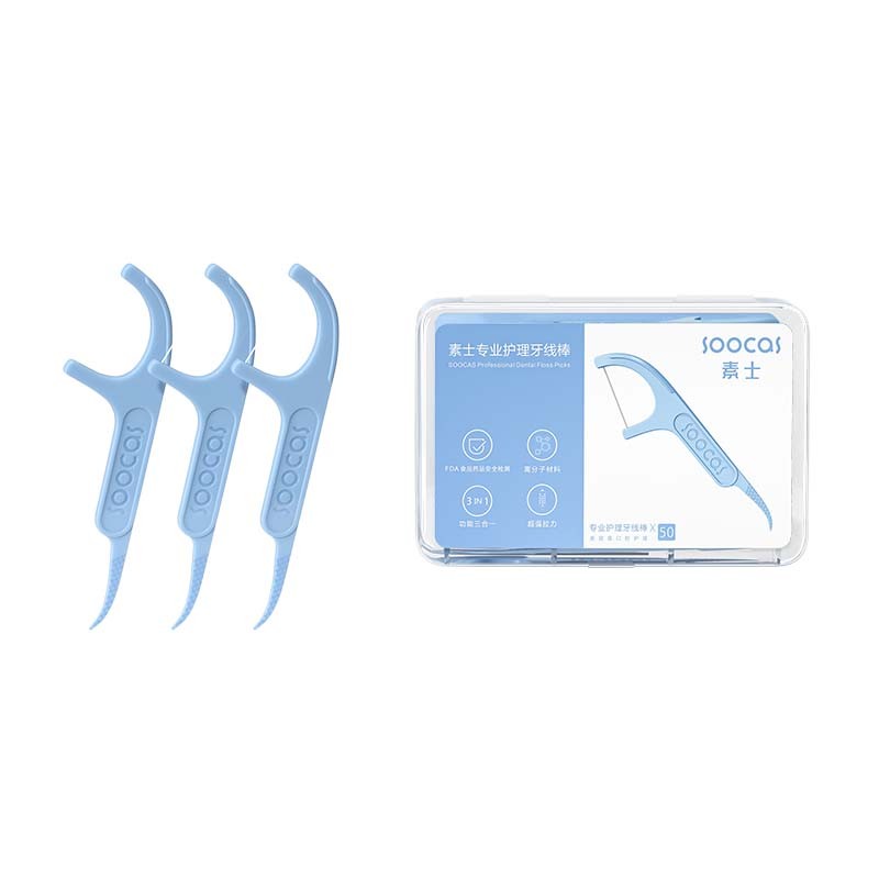 Xiaomi Soocas Professional Dental Floss Stick D1 50 pcs - dantų krapštukas su siūlu kaina