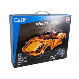 Double Eagle CaDA Racing Car DEC51051W Construction Block System - konstruktorius su nuotolinio valdymo pultu internetu
