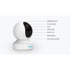 Reolink E1 Pro-V2 4MP, White - belaidė vidaus vaizdo stebėjimo kamera internetu
