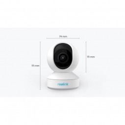 Reolink E1 Zoom-V2 5MP, White - belaidė vidaus vaizdo stebėjimo kamera pigiau
