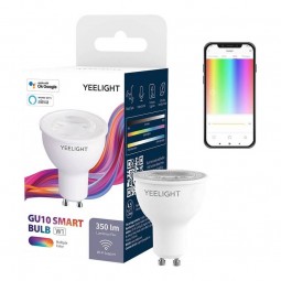 Yeelight GU10 Smart Bulb W1 Color 4.5W, 350lm, 2700-6500K, 50 mm, LED išmanioji lemputė greitai