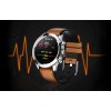 Colmi SKY 5 PLUS 45mm Smart Watch, Leather Strap, Black/Brown - išmanusis laikrodis išsimokėtinai
