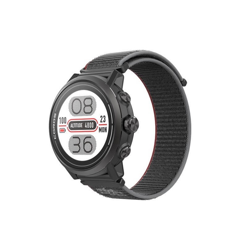 Coros APEX 2 43mm Outdoor Watch, Black, Nylon Band - išmanusis laikrodis kaina