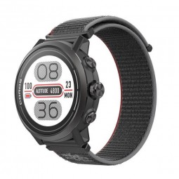 Coros APEX 2 43mm Outdoor Watch, Black, Nylon Band - išmanusis laikrodis kaina