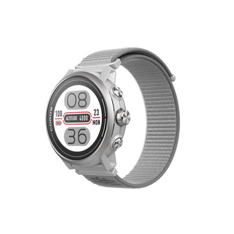 Coros APEX 2 43mm Outdoor Watch, Grey, Nylon Band - išmanusis laikrodis kaina