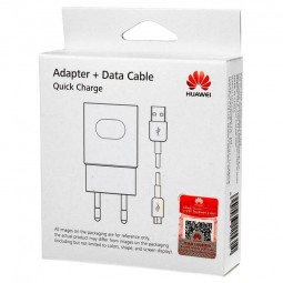 Huawei Adapter + Data Cable, Quick Charge 18 W, 1m - buitinis įkroviklis pigiai